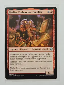 Kediss, Emberclaw Familiar - 188 - Commander Legends - LP - L. Creature - U - Image 1
