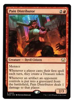 Magic the Gathering MTG Card: Pain Distributor #0033 MOC Rare! NM - Image 1