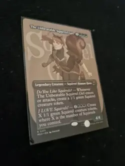 The Unbeatable Squirrel Girl MTG 0371 Borderless Marvel Super Heroes NM/M Rare - Image 1
