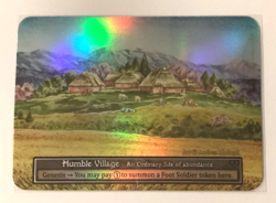 Sorcery Contested Realm Alpha - Humble Village - Foil - Image 1