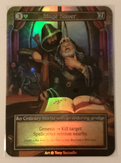 Sorcery Contested Realm TCG Alpha - Mage Slayer- FOIL - Image 1
