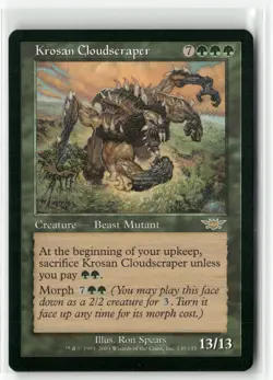 Krosan Cloudscraper 130 Rare Legions Magic: The Gathering Near Mint - Image 1
