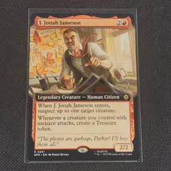 J. Jonah Jameson - 0261 - R - Non Foil - Extended - Spider-Man - MTG - NM/M - Image 1