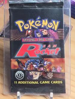Pokemon TCG Team Rocket 1st Edition Booster Pack (EMPTY) - Image 1