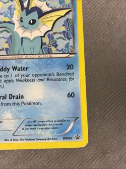 The Pokemon Company Vaporeon BW89 Black & White Stage 1 Holo Promo 110 HP - Image 4