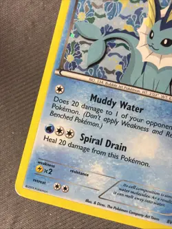The Pokemon Company Vaporeon BW89 Black & White Stage 1 Holo Promo 110 HP - Image 5