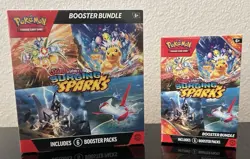 Lot of 2: Pokemon TCG Scarlet & Violet SURGING SPARKS Booster Bundle NEW SEALED - Image 1