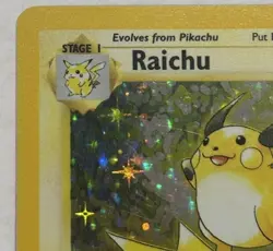 Pokemon Base Set Raichu Holo Rare 14/102 WOTC 1999 Near Mint NM - Image 4