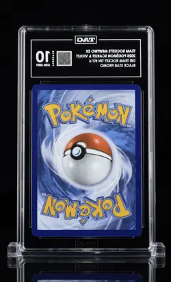 Team Rocket's Mewtwo EX Pokemon Black Star Promo #216 TAG 10 - Rank #1 (not PSA) - Image 2