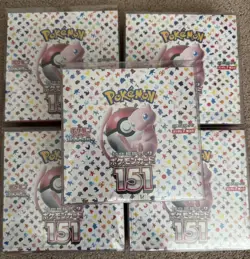 Pokemon 151 Japanese Booster Box Sealed with Shrink Wrap US Seller - Image 1