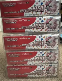 Pokemon 151 Japanese Booster Box Sealed with Shrink Wrap US Seller - Image 2