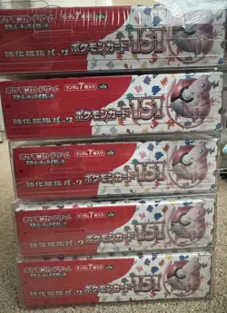 Pokemon 151 Japanese Booster Box Sealed with Shrink Wrap US Seller - Image 3