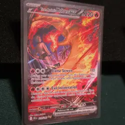 Pokemon TCG Moltres Lot 2: Team Rocket's Moltres ex 229/182 + Galarian V 183/72 - Image 2
