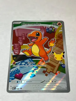 Charmander 038 Holo Promo ME: Mega Evolution Promo Pokemon Near Mint - Image 1