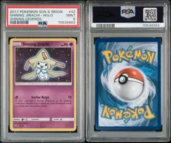 Shining Jirachi PSA 9 2017 Pokemon S&M Holo Shining Legends Rare 42/73 - Image 3