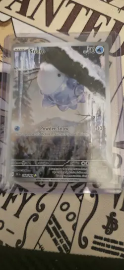 Pokemon TCG Snom 168/162 Temporal Forces Illustration Rare Card NM/M Condition - Image 1