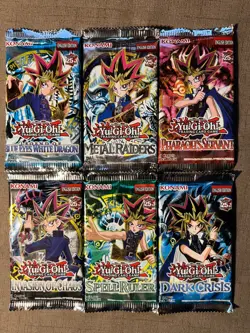 YUGIOH 6x Legendary Collection Booster Pack 25th Ann LOB MRD SRL PSV DCR IOC - Image 1
