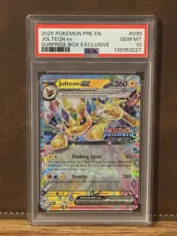 Jolteon Ex 030/131 (Stamped) - PSA 10 - Pokemon Prismatic Evolutions - Image 1