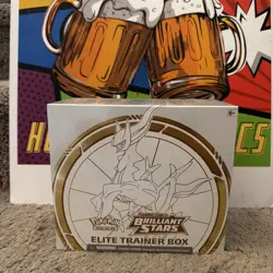 Brilliant Stars Elite Trainer Box Factory Sealed Pokemon Sword & Shield ETB - Image 1