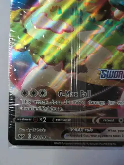 Pokemon TCG Snorlax VMax 142/202 Sword & Shield JUMBO Gamestop Promo Card SEALED - Image 5