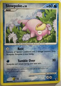 Nintendo Pokemon TCG 4-Card Lot Shroomish Slowpoke Pichu Lickitung English - Image 2