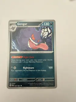 Haunter 056/091 Gengar 057/091 Pokemon PAF Holo Cards Lot English Nintendo - Image 2