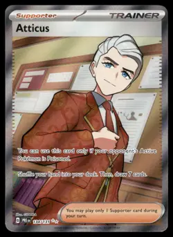 Pokemon Cards Atticus 134/131 SV: Prismatic Evolutions Holo NM *3 - Image 1