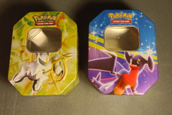 Pokemon Trading Card Game Empty Tin X2 - Image 1