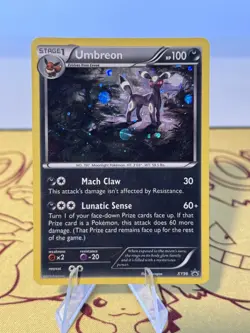 Pokemon TCG Umbreon XY96 2016 Black Star Promo Holo Card LP- - Image 2
