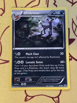 Pokemon TCG Umbreon XY96 2016 Black Star Promo Holo Card LP- - Image 4