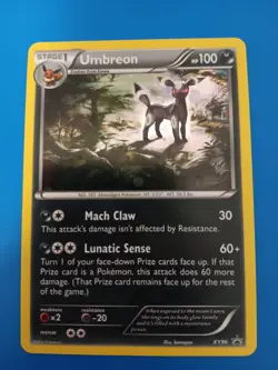 Pokemon TCG Card Umbreon XY96 Black Star Promo Holo - Image 1