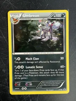Pokemon TCG Umbreon Black Star Promo XY96 Holo Promo Card - Image 1