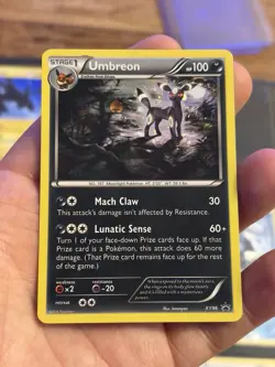 Pokemon TCG Umbreon XY96 Black Star Promo Holo Card - Image 1