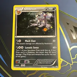 Pokemon TCG Umbreon XY96 Black Star Promo Holo Card Near Mint Condition - Image 1