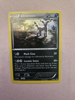 Pokemon TCG 2016 Umbreon XY96 Black Star Promo Holo Card Near Mint - Image 1