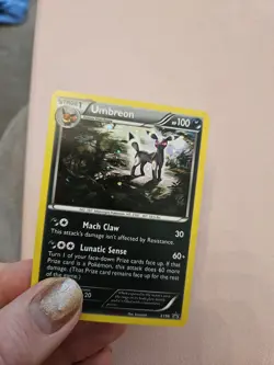Pokemon TCG 2016 Umbreon XY96 Black Star Promo Holo Card Near Mint - Image 5