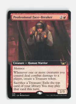 Professional Face-Breaker (Extended Art) 426 Streets of New Capenna MTG NM - Image 1