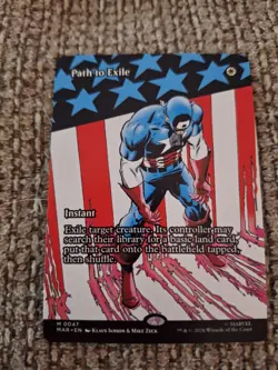 Path to Exile Borderless Marvel Super Heroes Mtg Nm 0047 - Image 1