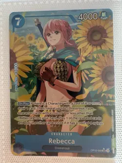 OP10-058 Rebecca SR Alt Art One Piece TCG English Card - Image 1