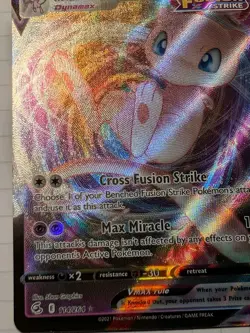 Pokemon Mew VMAX Ultra Rare SWSH08: Fusion Strike 114/264 NM - Image 2