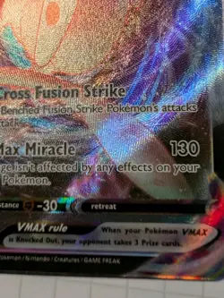 Pokemon Mew VMAX Ultra Rare SWSH08: Fusion Strike 114/264 NM - Image 3