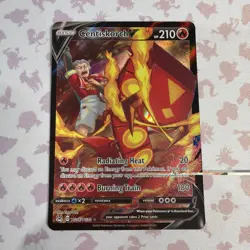Pokemon TCG Centiskorch V Ultra Rare Holo Card TG14/TG30 - Image 1