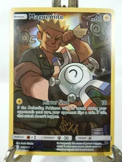 Pokemon Magnemite 242/236 Lightning Holo Card English 2019 - Image 1