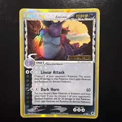 Pokemon Nidoking TCG Reverse Holo EX Dragon Frontiers Card 6/101 LP Condition - Image 1