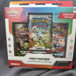 Pokemon TCG First Partner Illustration Collection Series 2 3-Pack - Image 1