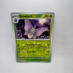 Venomoth 049/165 Uncommon 151 Pokemon Reverse Holo Near Mint - Image 1