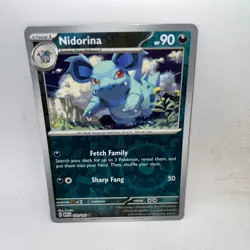 Nidorina 030/165 Uncommon 151 Pokemon Reverse Holo Near Mint - Image 1