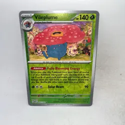 Vileplume 045/165 Rare 151 Pokemon Reverse Holo Near Mint - Image 1