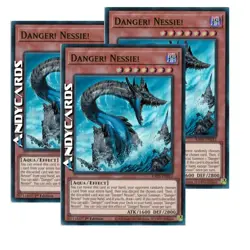 DANGER! NESSIE! 3x • (Pericolo! Nessie!) • Super R • RA05 EN012 • 1Ed • Yugioh! - Image 1