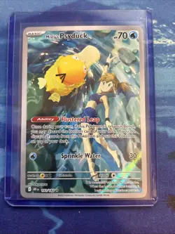 Pokemon TCG Misty's Psyduck 193/182 Destined Rivals Illustration Rare NM - Image 1